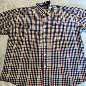 Classic button up plaid shirt